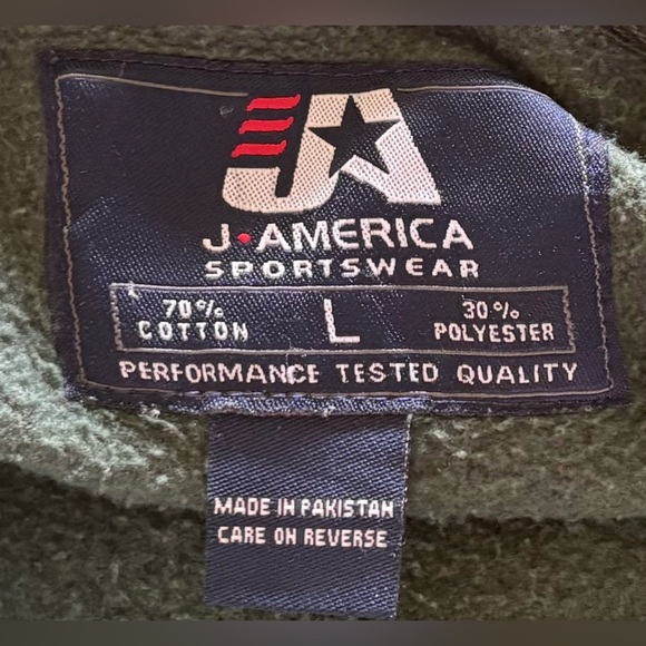 NCAA Green Hoodie with White Logo - Picture 4 of 4